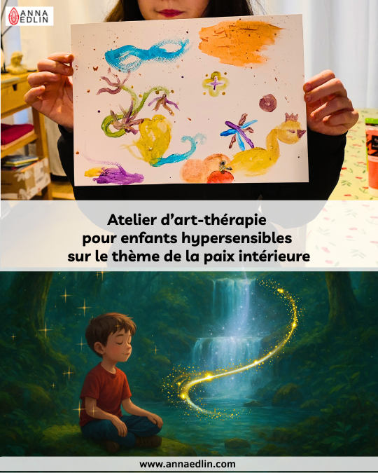 Atelier art-thérapie paix intérieure enfants hypersensibles Houdan 78