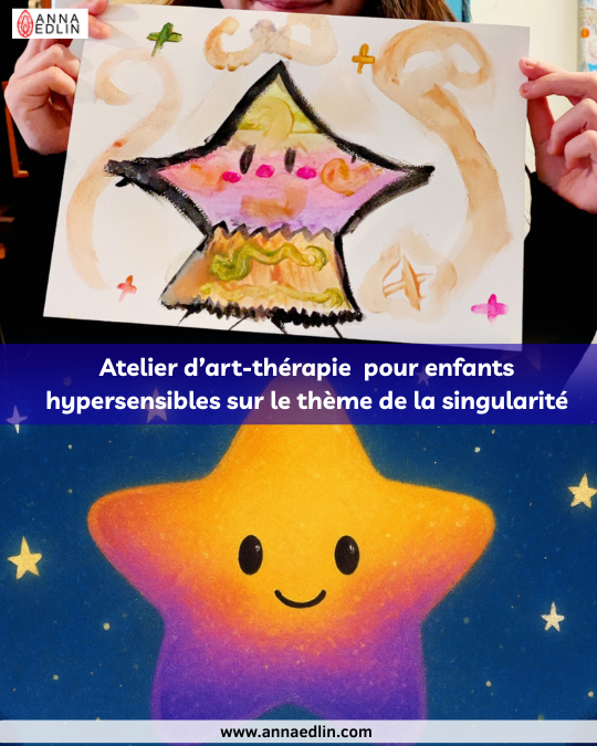 Atelier art-thérapie singularité enfants hypersensibles Houdan 78