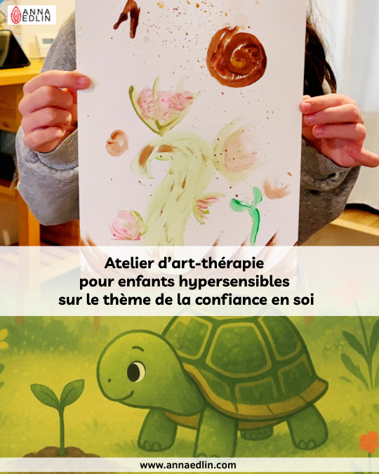 Atelier art-thérapie confiance en soi enfants hypersensibles Houdan 78