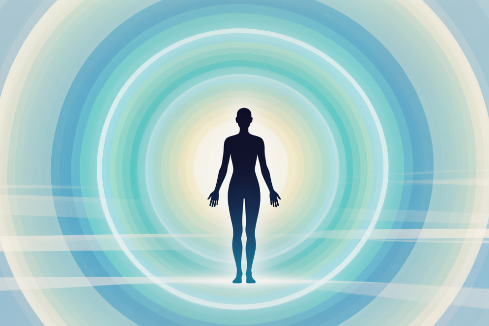 Schéma corps énergétiques, chakras, aura, stage peinture intuitive