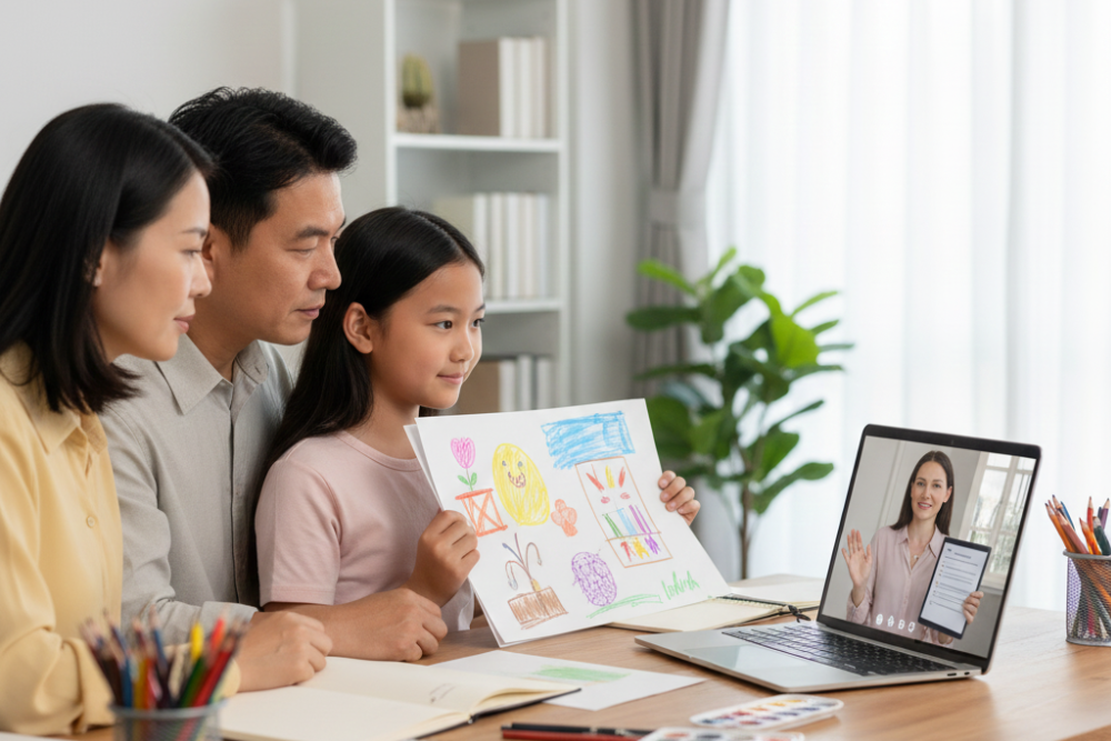 Bilan final et suivi : évaluer l'impact de l'art-thérapie sur le quotidien de l'enfant hypersensible en ligne partout en France.