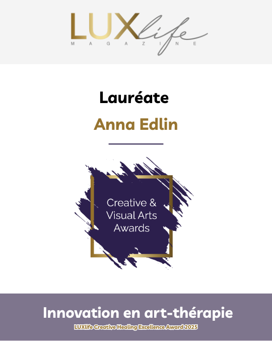 Innovation en art et art-thérapie à Paris – LUXlife Creative Healing Excellence Award 2025