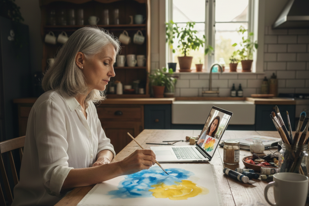 Accompagnement créatif pour transformer l'hypersensibilité en force en ligne partout en France & à l'internationale.